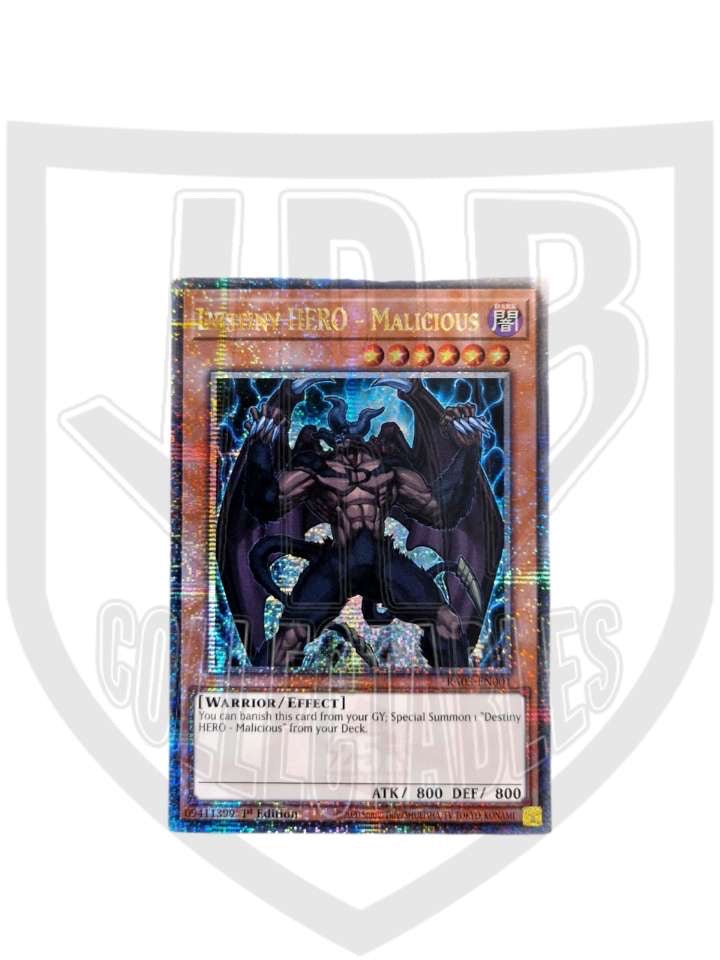 Destiny Hero Malicious, Quarter Century RA03 - EN001