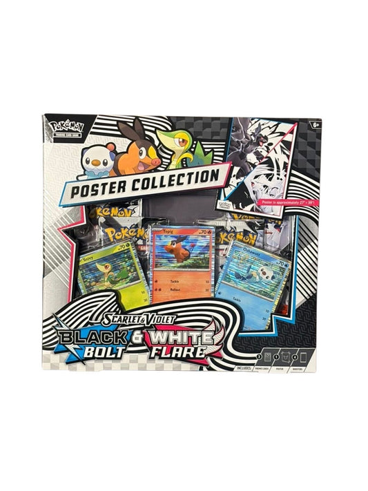 Pokémon SV Black Bolt & White flare Unova Poster Collection